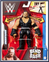 Undertaker from WWE - Bend 'N Bash - Series 2 manufactured by Mattel [Front]