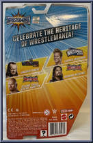 Undertaker from WWE - Wrestlemania 33 manufactured by Mattel [Back]