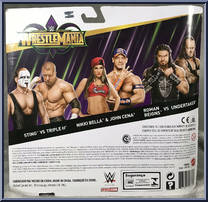 Undertaker / Roman Reigns from WWE - Wrestlemania 34 manufactured by Mattel [Back]