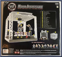 Cell Playset from WWE Micro Aggression - Accessories manufactured by Jakks Pacific [Back]