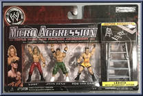 Edge / John Cena & Rob Van Dam (RVD) from WWE Micro Aggression - Series  2 manufactured by Jakks Pacific [Front]
