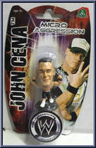 John Cena from WWE Micro Aggression - Basic Series manufactured by Jakks Pacific [Front]