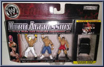 Rey Mysterio / John Cena / Rob Van Dam (RVD) from WWE Micro Aggression - Series  1 manufactured by Jakks Pacific [Front]