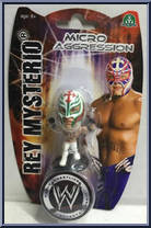 Rey Mysterio from WWE Micro Aggression - Basic Series manufactured by Jakks Pacific [Front]