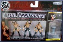 Triple H / Shawn Michaels / Randy Orton from WWE Micro Aggression - Series  2 manufactured by Jakks Pacific [Front]
