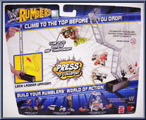 Climb & Crash Playset (with Kofi Kingston) from WWE Rumblers - Playsets manufactured by Mattel [Back]