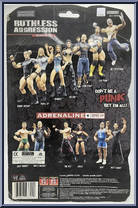 CM Punk from WWE Ruthless Aggression - Series 33 manufactured by Jakks Pacific [Back]