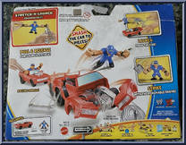 Launch'N Crash Car (John Cena) from WWE Slam City - Playsets manufactured by Mattel [Back]