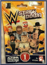 Rock from WWE Stack Down - Blind Bags manufactured by Bridge Direct [Front]