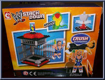Santino Marella’s Cobra Cage from WWE Stack Down - Basic Series manufactured by Bridge Direct [Back]