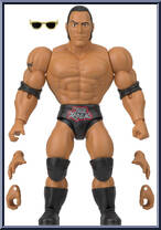 Rock from WWE Superstars - Series  5 manufactured by Mattel [Loose]