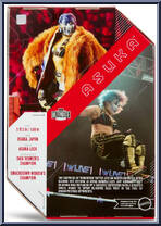 Asuka from WWE Ultimate Edition - Series 20 manufactured by Mattel [Back]