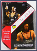 Diesel from WWE Ultimate Edition - Exclusives manufactured by Mattel [Back]