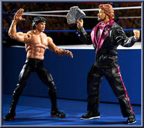 Million Dollar Man Ted DiBiase / Ricky The Dragon Steamboat from WWE Ultimate Edition - Coliseum Collection manufactured by Mattel [Loose]