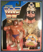 Macho Man (Macho King) from WWF - Series  2 manufactured by Hasbro [Front]