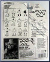 Macho Man from WWF - Series  3 manufactured by Hasbro [Spanish Card]