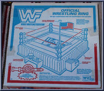 Official Wrestling Ring (Randy Savage / Hulk Hogan) from WWF - Accessories manufactured by Hasbro [Back]
