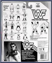 Shawn Michaels from WWF - Series 10 manufactured by Hasbro [Back]