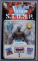 Ahmed Johnson from WWF - S.T.O.M.P. - Series 1 manufactured by Jakks Pacific [Front]