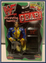 Rock (Blue / Yellow) from WWF - Gear! manufactured by Just Toys [Front]