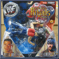 Kurt Angle vs Undertaker from WWF Titan Tron Live - Ringside Rivals - Series 2 manufactured by Jakks Pacific [Front]
