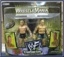 Billy Gunn / Hardcore Holly from WWF Titan Tron Live - Double Slam - Series 3 manufactured by Jakks Pacific [Front]