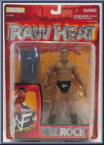 Rock from WWF Titan Tron Live - Raw Heat - Series 1 manufactured by Jakks Pacific [Front]