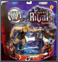 Rob Van Dam vs Booker T from WWF Titan Tron Live - Ringside Rivals - Series 6 manufactured by Jakks Pacific [Front]