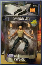 Logan (Street Fight) from X2:  X-Men United - Series 2 manufactured by Toy Biz [Front]