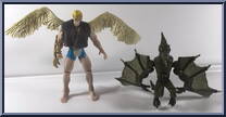 Angel & Sauron from X-Men - Savage Land manufactured by Toy Biz [Loose]