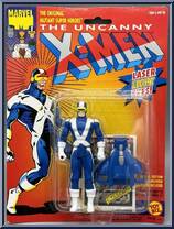 Cyclops (Blue & White) from X-Men - Series 1 manufactured by Toy Biz [Front]