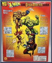 X-Men the Dark Phoenix Saga Box Set from X-Men - Phoenix Saga manufactured by Toy Biz [Back]