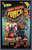 Gambit from X-Men - Power Slammers manufactured by Toy Biz [Front]
