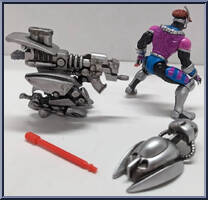 Gambit from X-Men - Robot Fighters manufactured by Toy Biz [Loose]