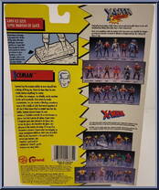 Iceman (Ice Slide) from X-Men - Series 3 manufactured by Toy Biz [Back]