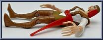 Lady Deathstrike (Dark Brown) from X-Men - Battle Brigade manufactured by Toy Biz [Loose]