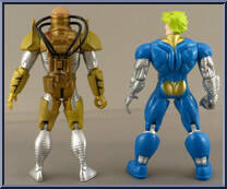 Maverick vs. Trevor Fitzroy from X-Men - Exclusives - 2-Packs manufactured by Toy Biz [Loose]