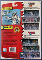 Omega Red from X-Men - Series 4 manufactured by Toy Biz [Back]