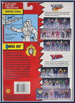 Omega Red from X-Men - Series 4 manufactured by Toy Biz [Back]