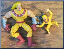 Sabretooth (with Wild Child) from X-Men - Exclusives - KayBee - Series 3 manufactured by Toy Biz [Loose]