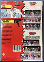 Sauron (Black and Gold Belt) from X-Men - Series 3 manufactured by Toy Biz [Back]