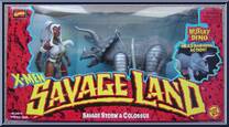 Savage Storm & Colossus from X-Men - Savage Land manufactured by Toy Biz [Front]