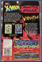 Wolverine from X-Men - Monster Armor manufactured by Toy Biz [Back]