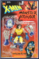 Wolverine from X-Men - Monster Armor manufactured by Toy Biz [Front]