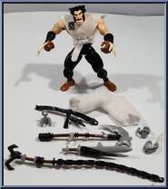 Ninja Wolverine from X-Men - Ninja Force manufactured by Toy Biz [Loose]