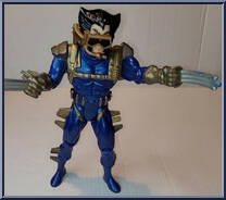Wolverine (Spy) from X-Men - 10" Metallic Mutants manufactured by Toy Biz [Loose]