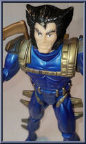 Wolverine (Spy) from X-Men - 10" Metallic Mutants manufactured by Toy Biz [Loose]