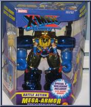 Wolverine from X-Men - Classics - Battle Action Mega-Armor manufactured by Toy Biz [Front]