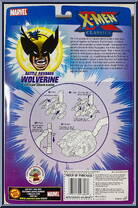 Wolverine (Battle Ravaged) from X-Men - Classics - Battle Blasters manufactured by Toy Biz [Back]