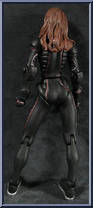 Rogue (Battle Suit) from X-Men - Movie - Series 2 - Silver Stands manufactured by Toy Biz [Loose]